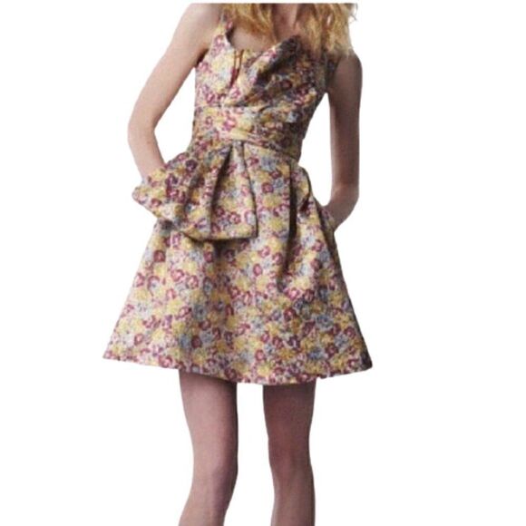 Zac Posen for Target Metallic Floral Brocade Party Dress - Picture 2 of 11